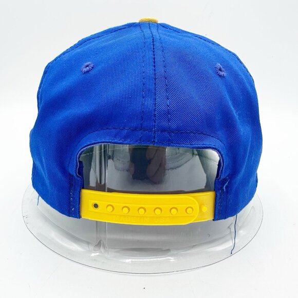 Vintage West Virginia Mountaineers Embroidered Hat SnapBack 90s Made in USA - Picture 5 of 9